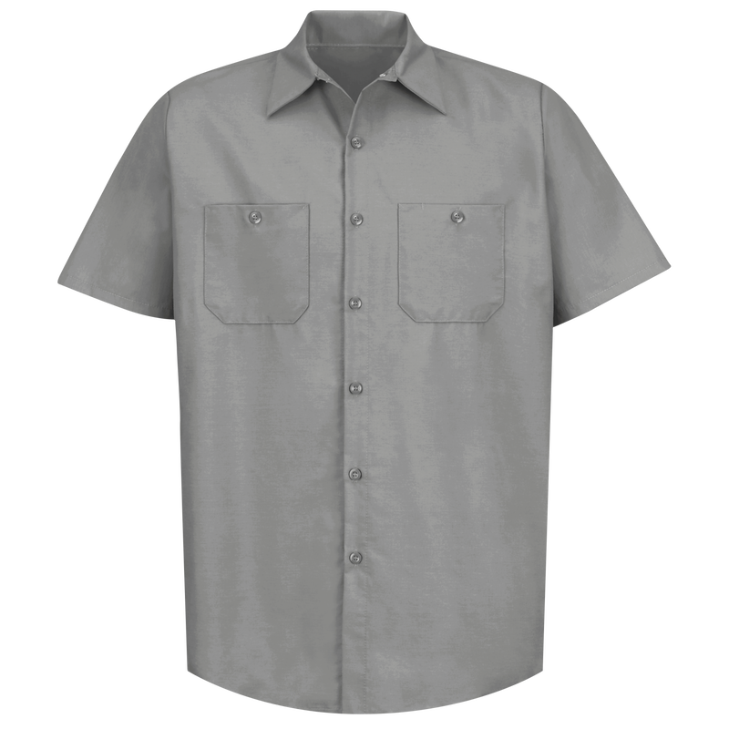 Men's Short Sleeve Industrial Work Shirt