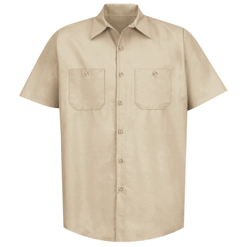 Men's Short Sleeve Industrial Work Shirt