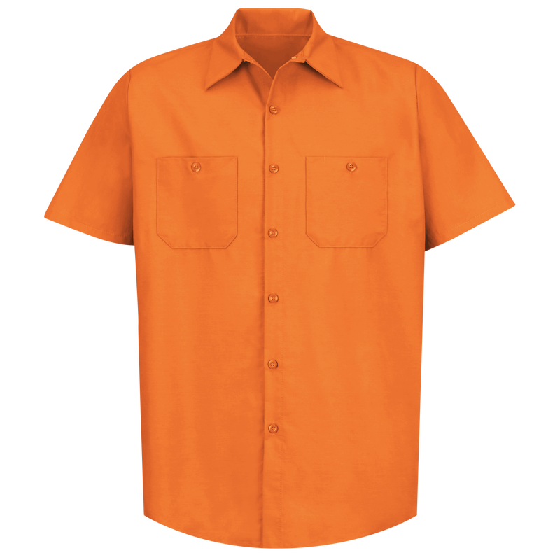Men's Short Sleeve Industrial Work Shirt