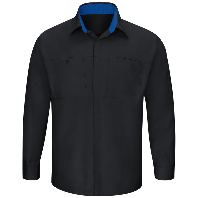 Men's Long Sleeve Performance Plus Shop Shirt with OilBlok Technology